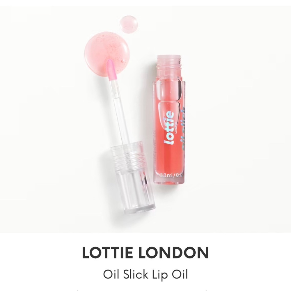 🇺🇸  BUNDLE ONLY - 5/$15  Lottie London Lip Oil- Peachy Cheeks, NWT